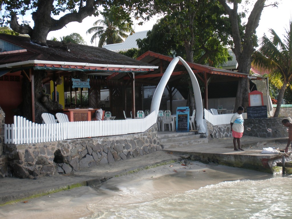 Sympa le resto en bord de mer