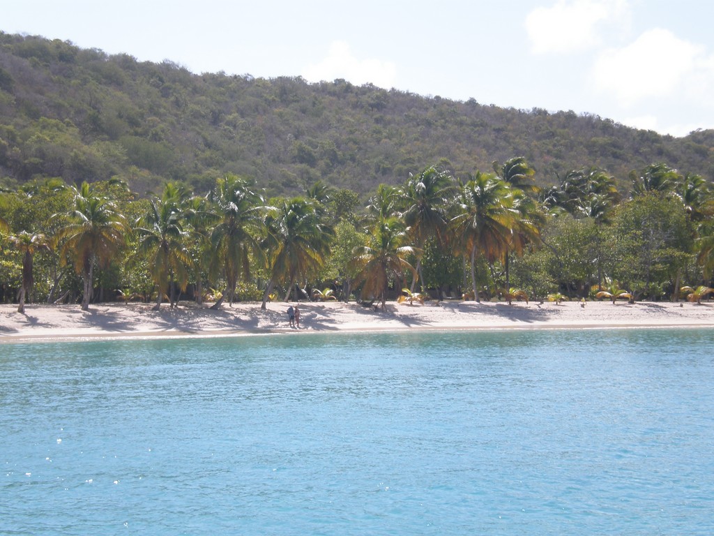 Mer turquoise et chaude des Antilles