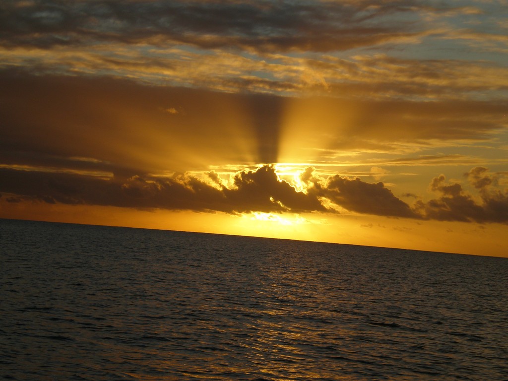 Coucher de soleil au Grenadine