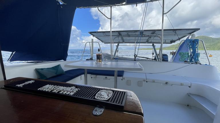 les Grenadines vue du Cockpit