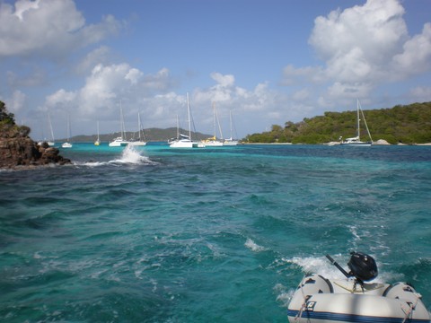 L'un des plus beau mouillage aux Grenadines