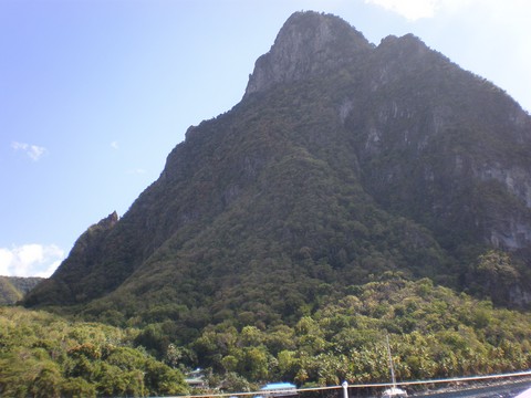 le mouillage de la soufrière