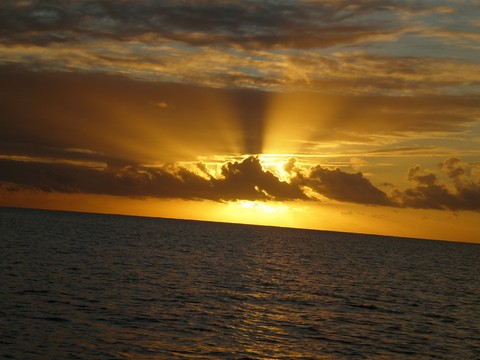 Coucher de soleil au Grenadine